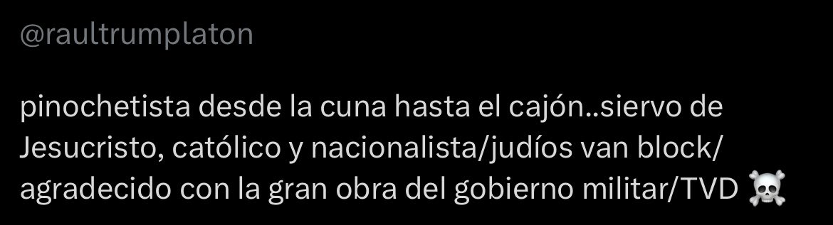 Con solo leer esto te das cuenta de lo retrasado mental que es…