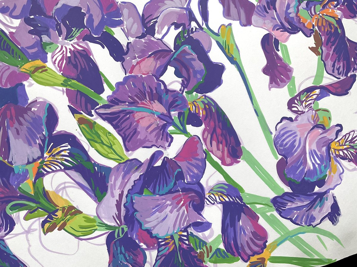Holivi_2's tweet image. #traditional #holivi #iris #acrylic