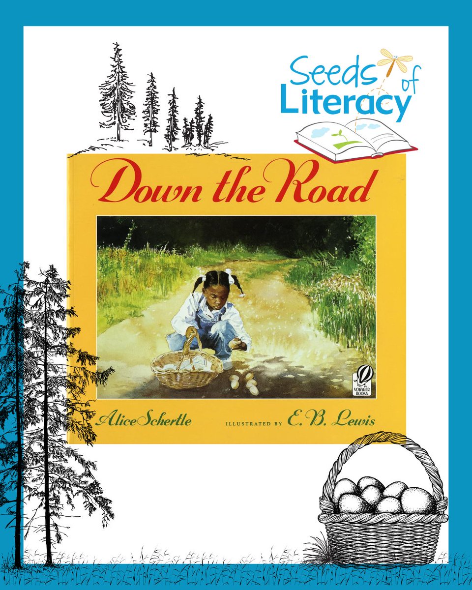 Our Preschool &amp; Pre-K students are reading "Down the Road" by Alice Schertle this month in their Seeds of Literacy 🌱📖 curriculum.

They’ll follow Hetty on her first little adventure to the store, discovering independence and responsibility along the way. 🌾🥚💛