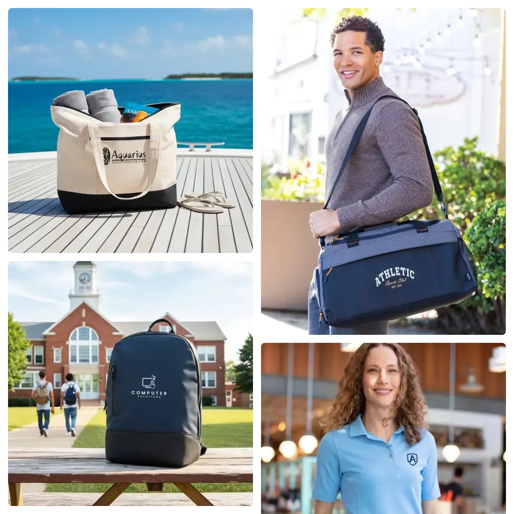YNIS_Inc's tweet image. Whether you need branded merchandise, promotional swag, recognition incentives, or gifts for events - we can help you with trendy products like these. amp.fyi/-/ryciqtTr #totebags #duffelbags #backpacks #polos