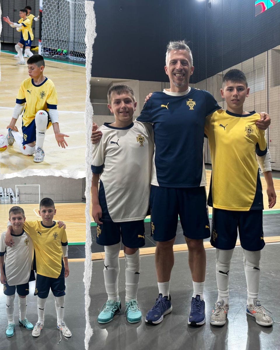 O GDR Gondarém sente um enorme orgulho nos seus atletas ( Hildeberto Duarte e Enzo Soares ) pela participação no treino da Seleção Nacional de Futsal Sub-13

O futuro constrói-se com esforço, humildade e paixão pelo jogo… e vocês são exemplo disso.
