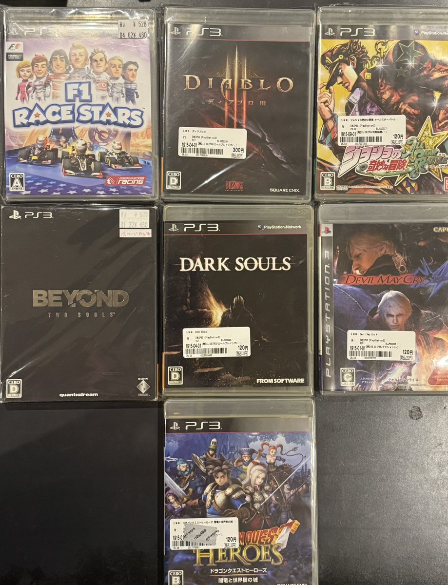 RedRabbit_para's tweet image. ゲームお宝探し

#PS3 

なんかスイッチが入ってしまって、数本しか持ってないPS3のソフトをたくさん買ってしまった🤣✨

PS3は、どんなゲームがあるんだろ？
そんなレベルの知識です🤣