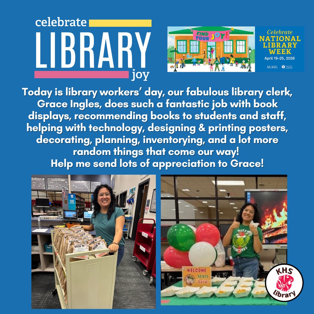 Katy HS Library tweet media