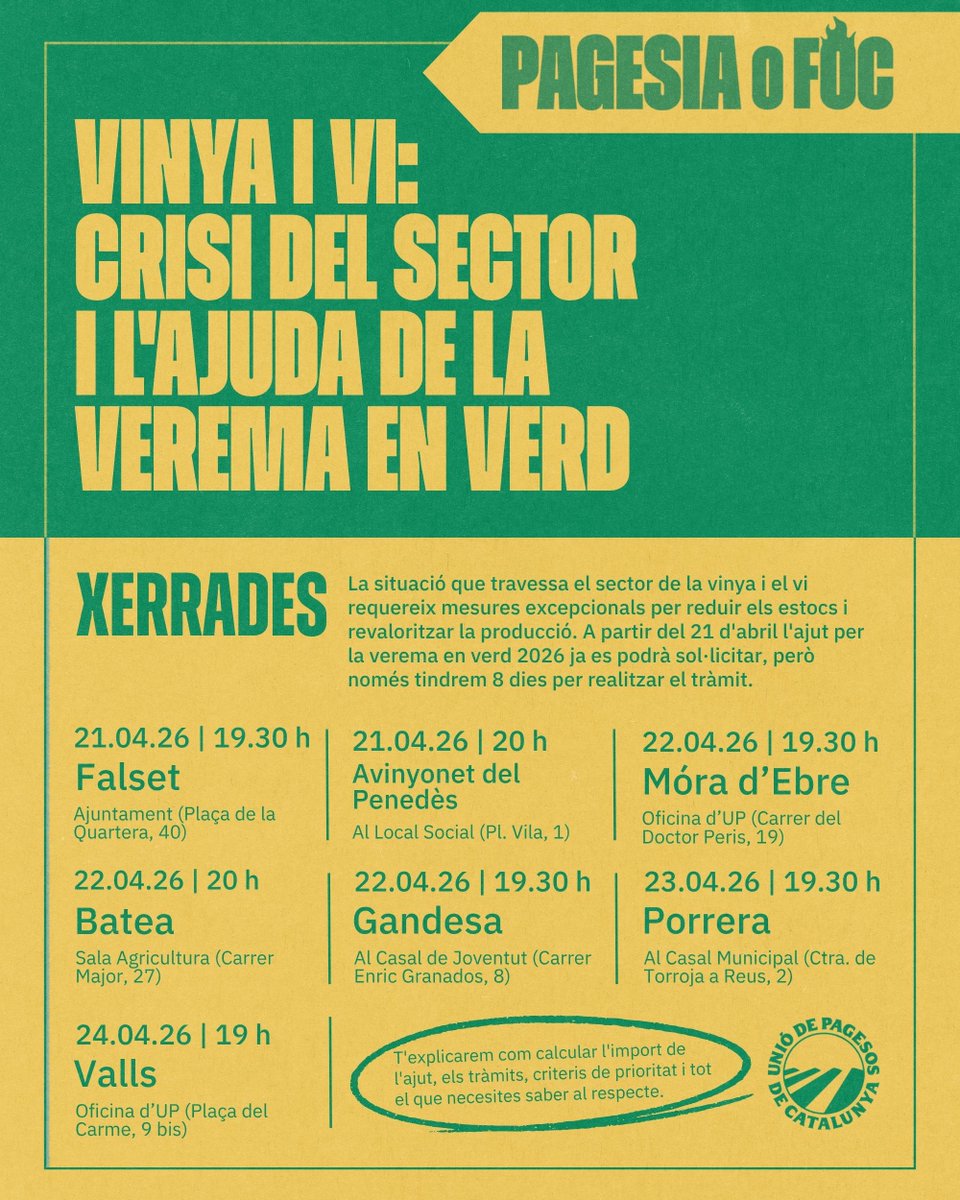 Unió de Pagesos tweet media