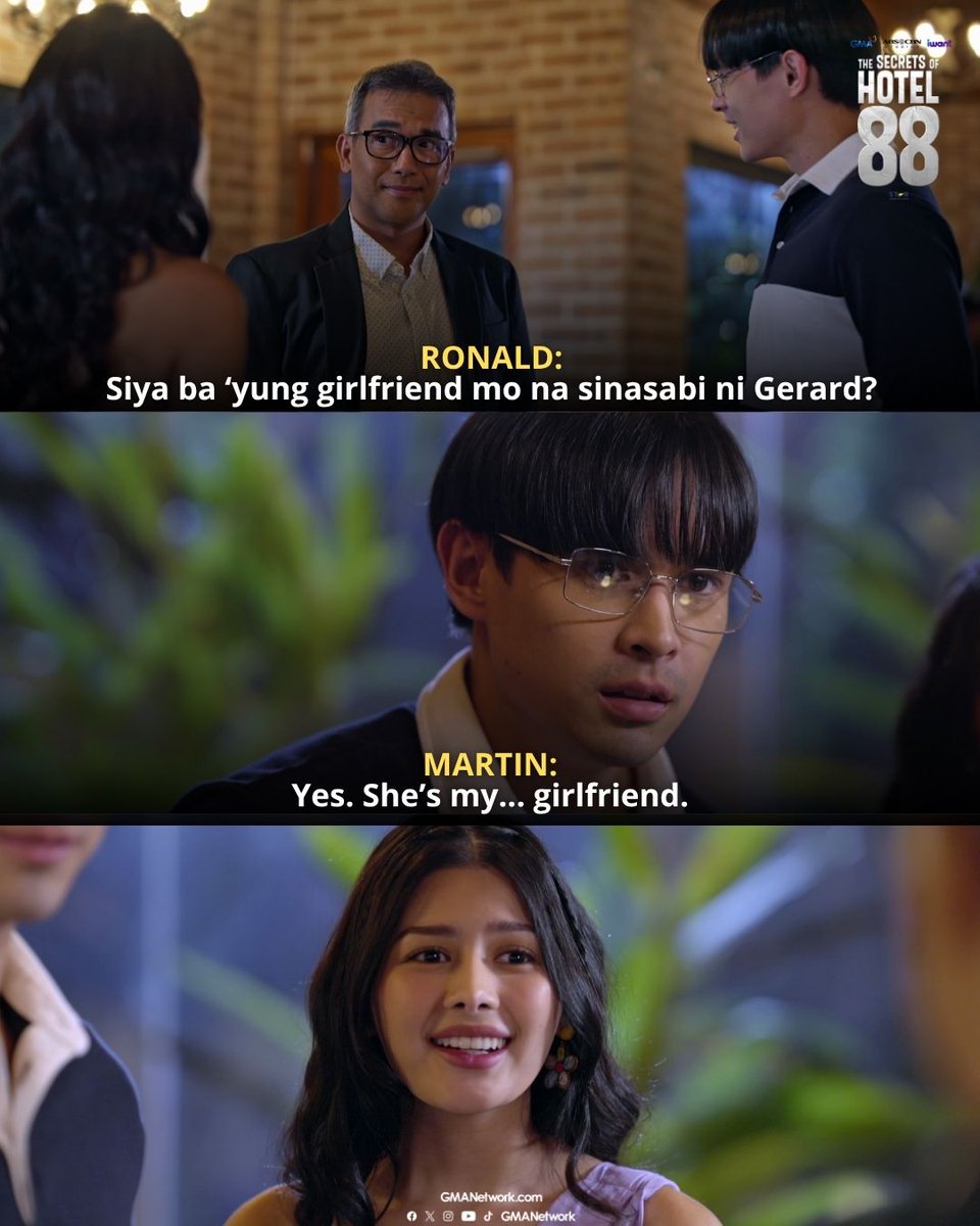 gmanetwork's tweet photo. WAAAAH! PANINDIGAN N'YO KILIG NAMIN, AZRALPH! ESTE...  MARTSARI! 😍 
 
#TheSecretsOfHotel88 | 9:35 PM on GMA and 11:25 PM on GTV
#TSOH88FloorShow https://t.co/qXcgR8IZpp