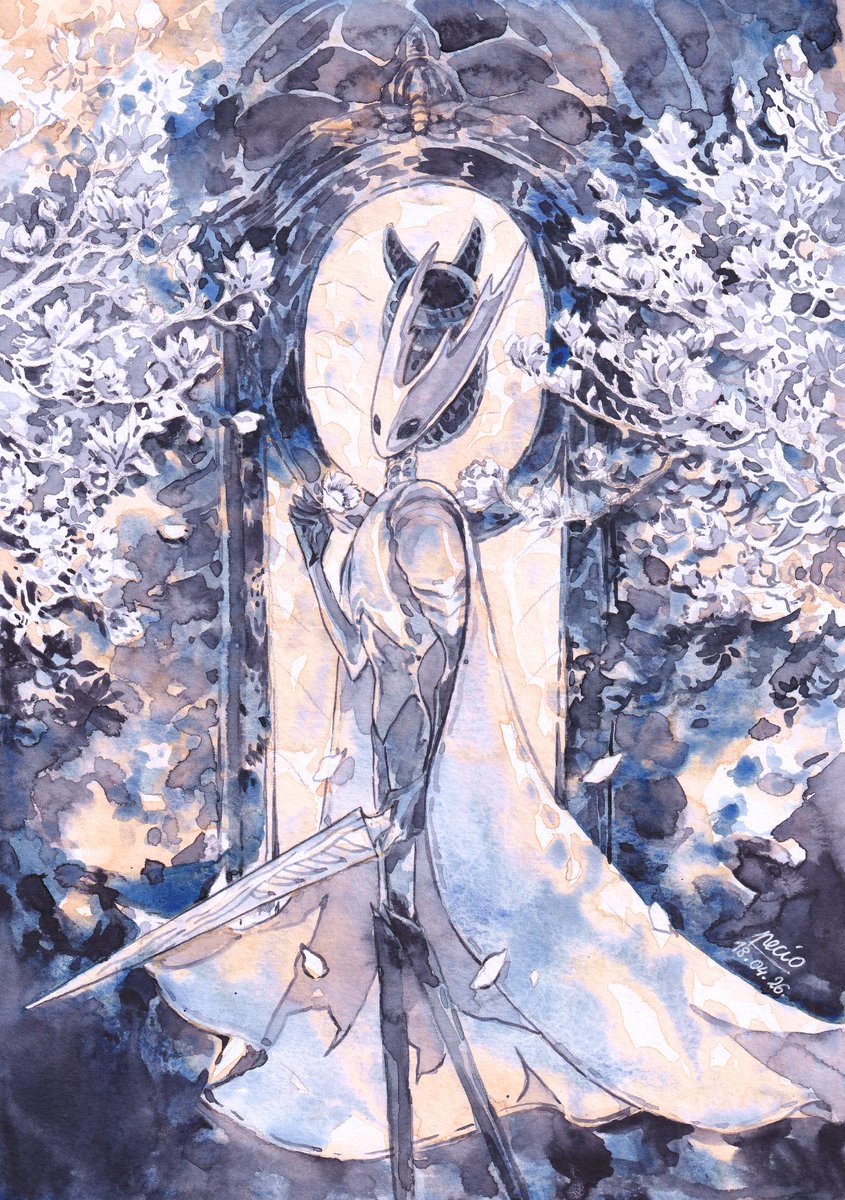 No mind to think
No voice to cry suffering 

Tshirts and posters are in my online shop, link is in my bio
#hollowknight #fanart #purevessel