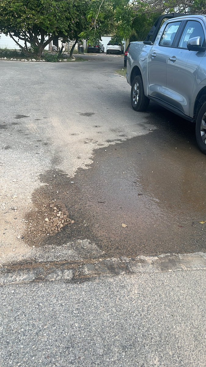 Seguimos con la fuga de agua lleva varias semanas sin que pueda venir alguien a repararla <a href="/JAPAYOficial/">Junta de Agua Potable y Alcantarillado de Yucatán</a> <a href="/huachodiazmena/">Joaquín Díaz Mena</a> <a href="/GobYuc/">Gobierno Yucatan</a> <a href="/YUCATANALMINUTO/">YUCATAN AL MINUTO</a> ya se reportó por llámada y whtasapp, que más se tiene que hacer? Calle 15 por 88 Algareobos cp97305