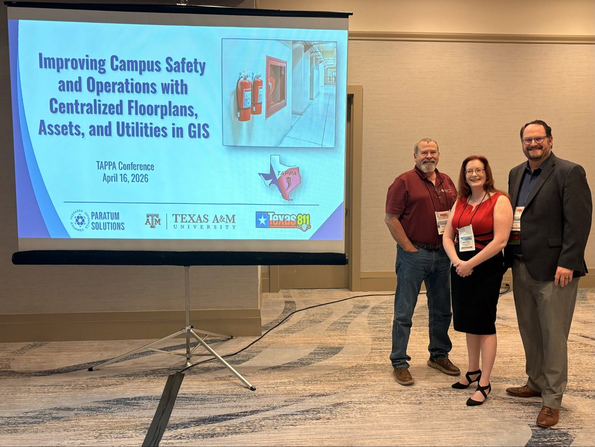 ChrisAkin98's tweet image. Another great @TAPPA_TX conference!

Thanks to  #TAPPA team for organizing a great event, Eric Irwin &amp;amp; Sara Akin for presenting with me on improving #CampusSafety with #GIS, &amp;amp; Zoie Lowery for helping run the @ParatumSol booth!

See you in Austin for #TAPPA2027!

#TAPPA2026