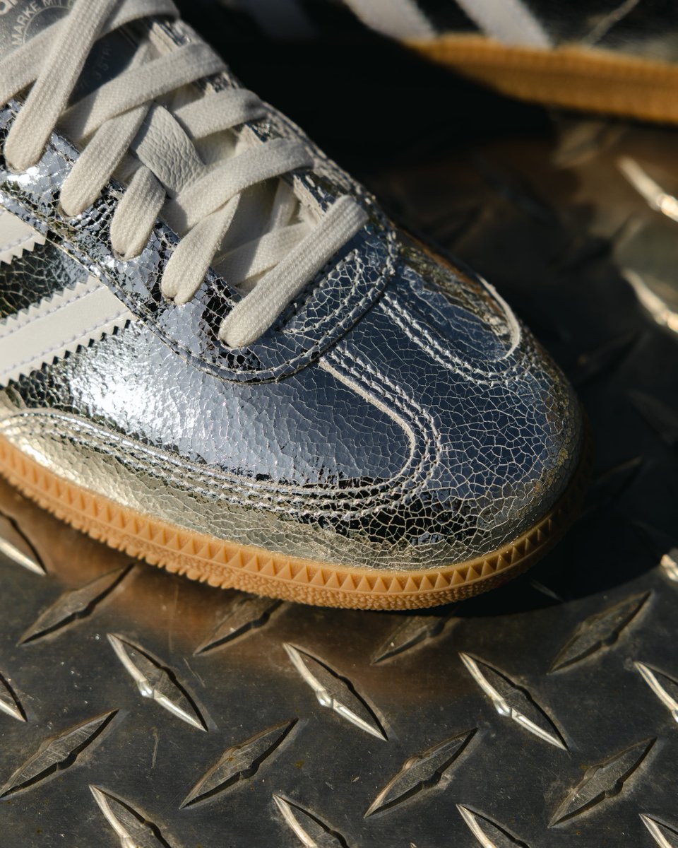 DTLRVILLA's tweet image. The Womens #Adidas Samba OG 'Silver Metallic' is moving fast and is available in-store and online at dtlr.com