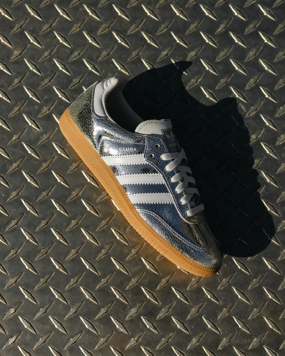 DTLRVILLA's tweet image. The Womens #Adidas Samba OG 'Silver Metallic' is moving fast and is available in-store and online at dtlr.com