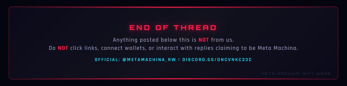 MetaMachina - Rift Wars tweet media