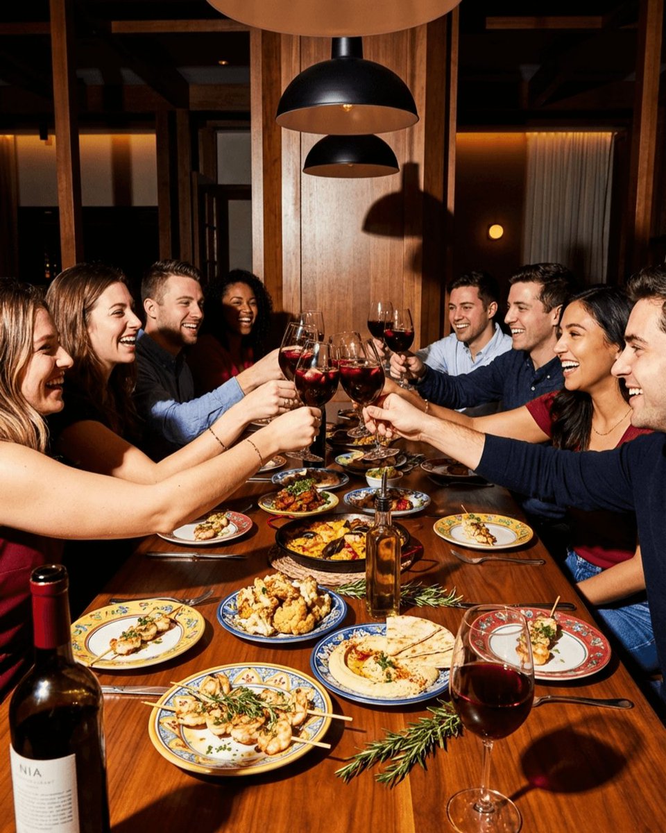 NiaRestaurant's tweet image. What's your favorite Mediterranean small plate? Sharing a meal here means more than food—it's connection. From the first bite to the last pour, Mediterranean cuisine brings everyone closer around the table. #WestLoopEats #ChicagoFoodie #LoveNia #HiddenGemChicago westloopchicago