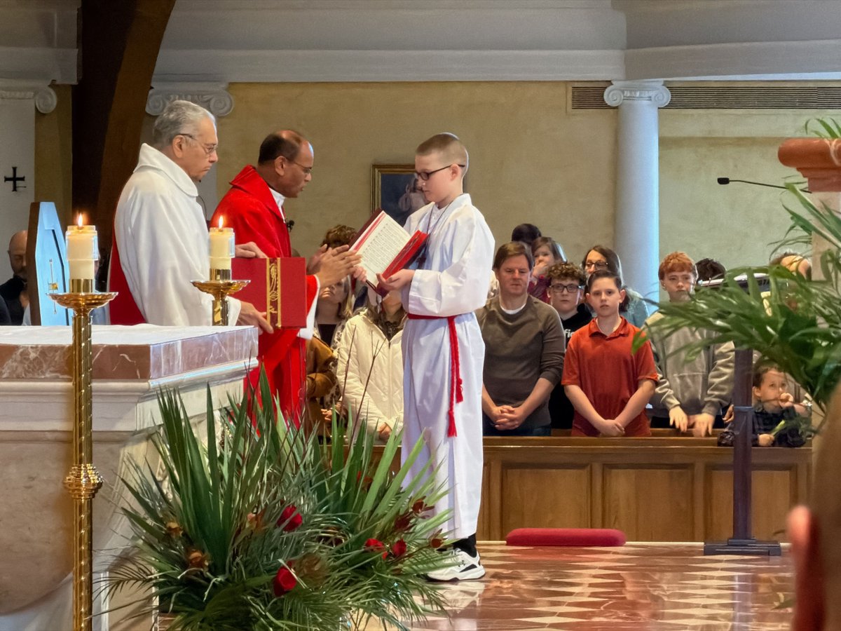 SetonParish's tweet photo. As we continue through this Easter Season we also recall the beauty of Holy Week and pray for all of those that came into full communion with our Church! https://t.co/Ktx1j1HGP9