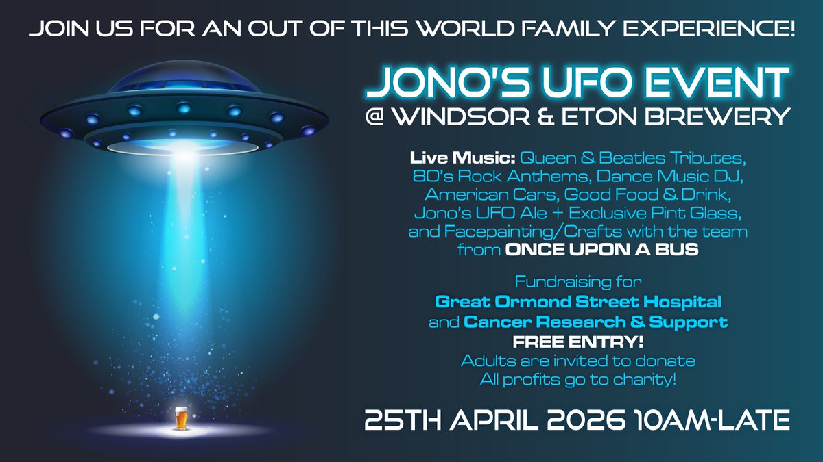 Onceuponabus's tweet image. Looking forward to our team helping out at a 🛸 themed day out - this Saturday @windsoretonbrew ❤️ A #Charity #Fundraiser