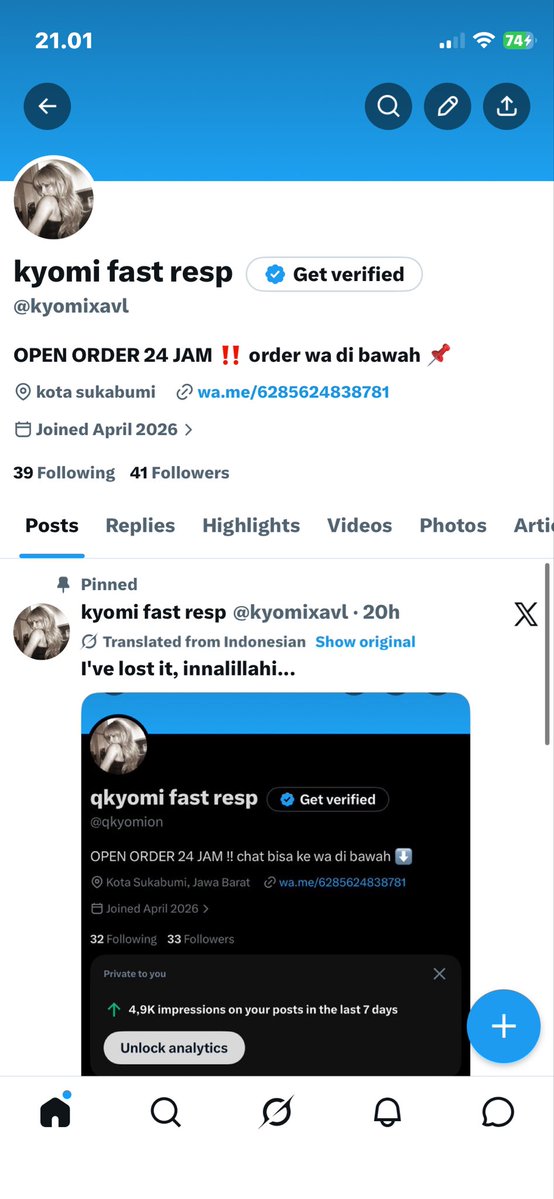 kiyo @ after dm tweet media