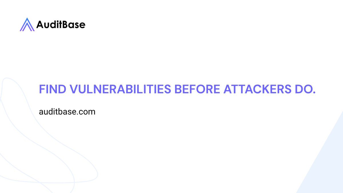 AuditBase tweet media