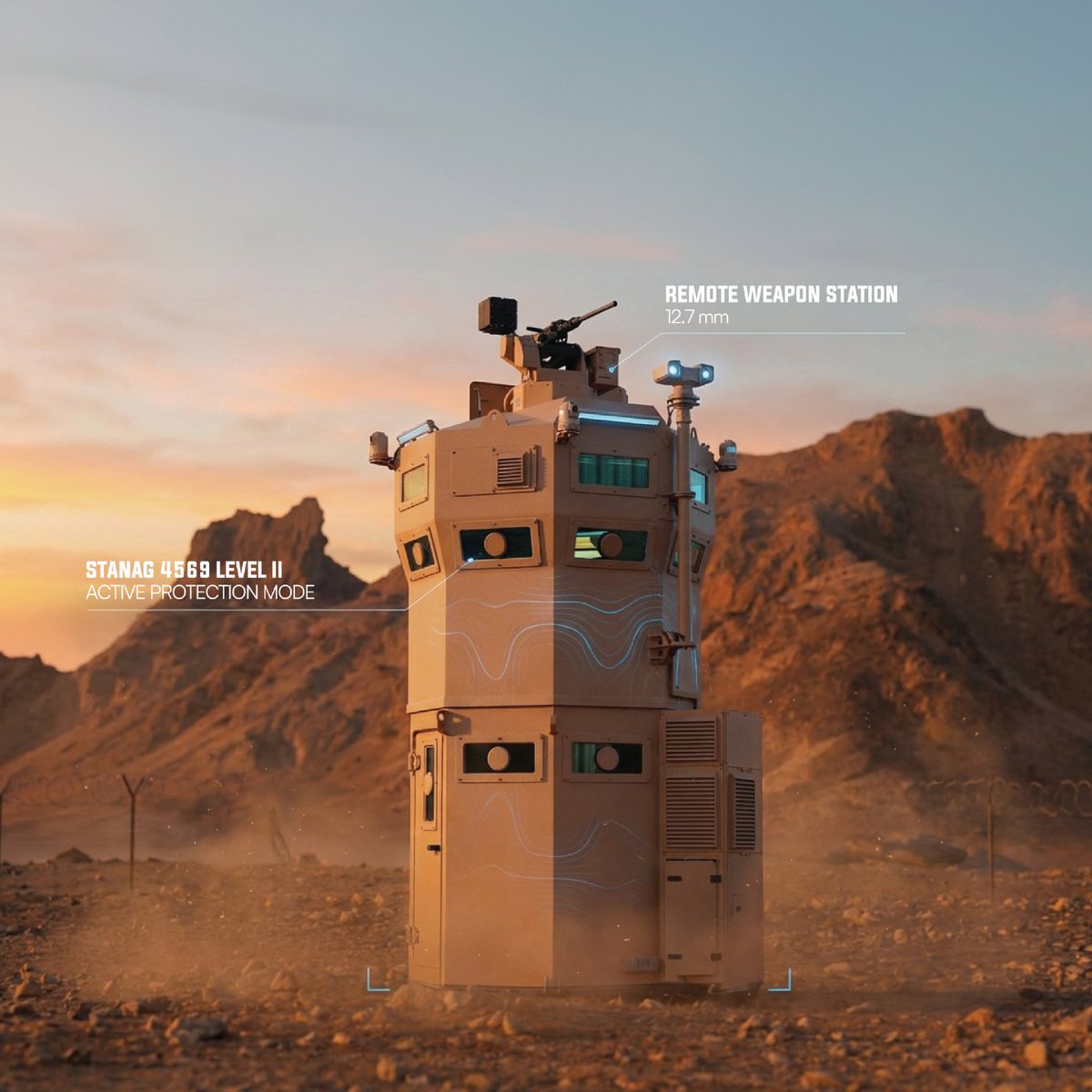 TagDynamics's tweet image. The Agentic Guard Tower by TAG Dynamics is the future of autonomous perimeter defense and persistent surveillance.

Contact us today for a full technical breakdown.

#TAGDynamics #DefenseTech #AutonomousSystems #BorderSecurity #MilitaryInnovation #SituationalAwareness #R&amp;amp;D