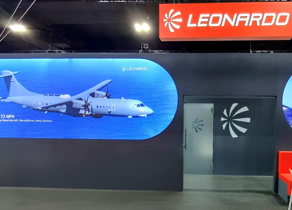 LDO_Aeronautics's tweet image. From April 20-23, #Leonardo is taking part in @DSAMalaysia (DSA) Exhibition and Conference in Kuala Lumpur (Malaysia).

Amongst our offering, we are highlighting multi-mission maritime and ground surveillance capabilities enabled by the @ATRaircraft 72 MPA, light combat roles