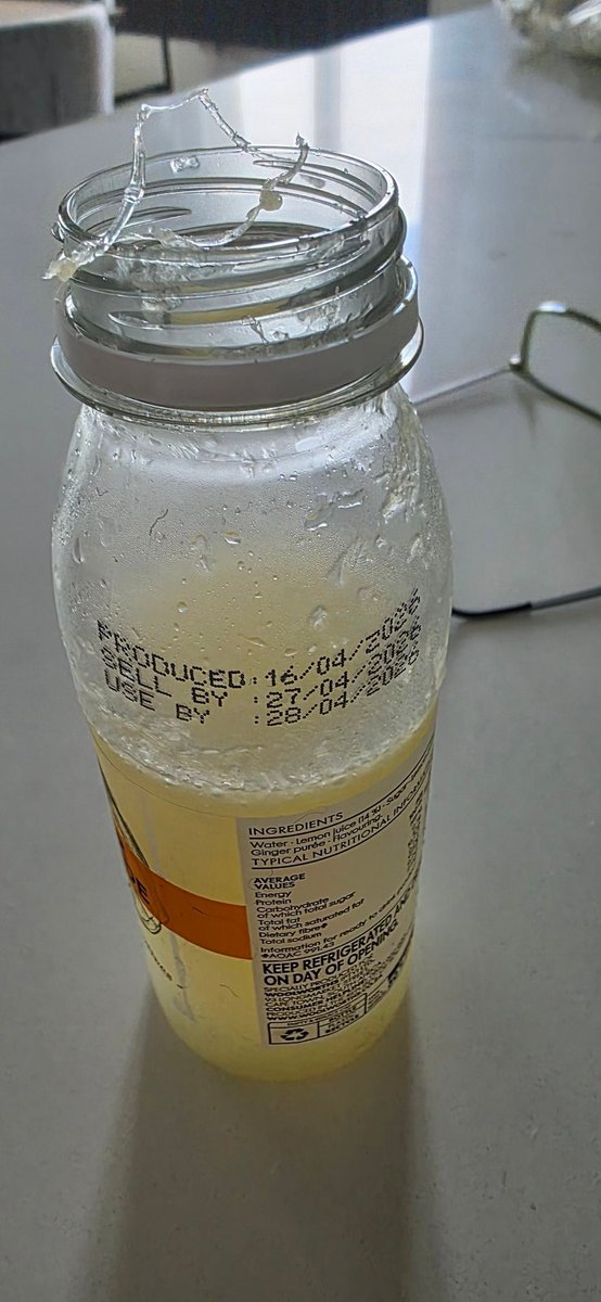 Thejoffs's tweet photo. @WOOLWORTHS_SA this just came out of your bottle. Is plastic part of this juice. 🤢 https://t.co/uiQCjUyj1l