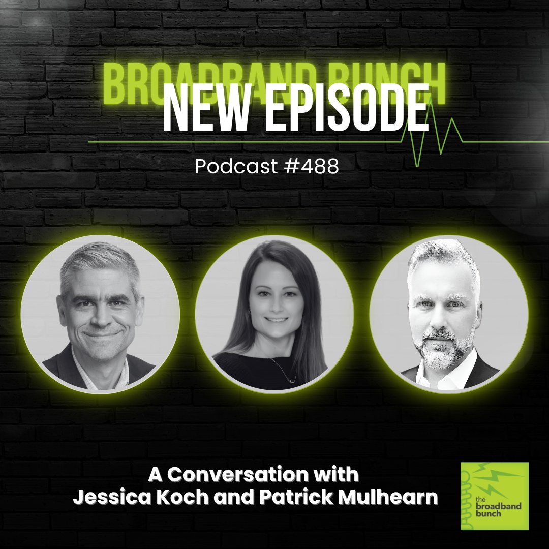 PodcastBunch's tweet image. Fiber Connect 2026 is all about what comes after the build. Jessica Koch and Patrick Mulhern join us to preview what’s ahead—AI, data centers, telehealth, and the future of fiber.
Theme: Light Years Ahead 🚀
soundcloud.com/broadband-bunc…
#Broadband #Fiber #Telecom #AI #ISP