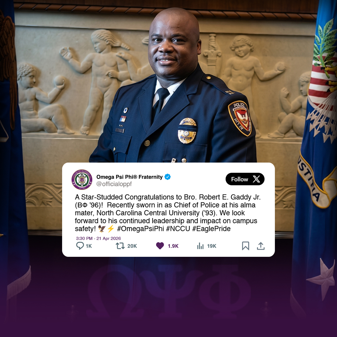 Omega Psi Phi® Fraternity tweet media