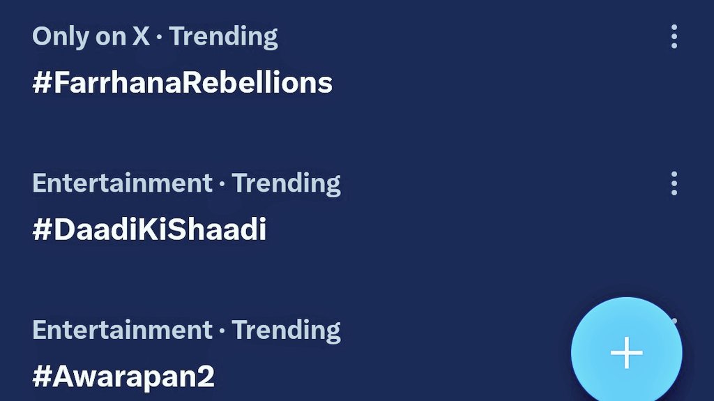 Fantasy58s's tweet image. #FarrhanaRebellions is trending currently at 1 : 01 am 😍🔥

#FarrhanaBhatt @Farrhana_bhatt 
#bb19