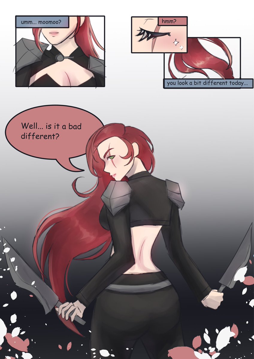myorkbox's tweet image. When your adc duo starts playing katarina 😳

#leagueoflegends #katarina #fanart