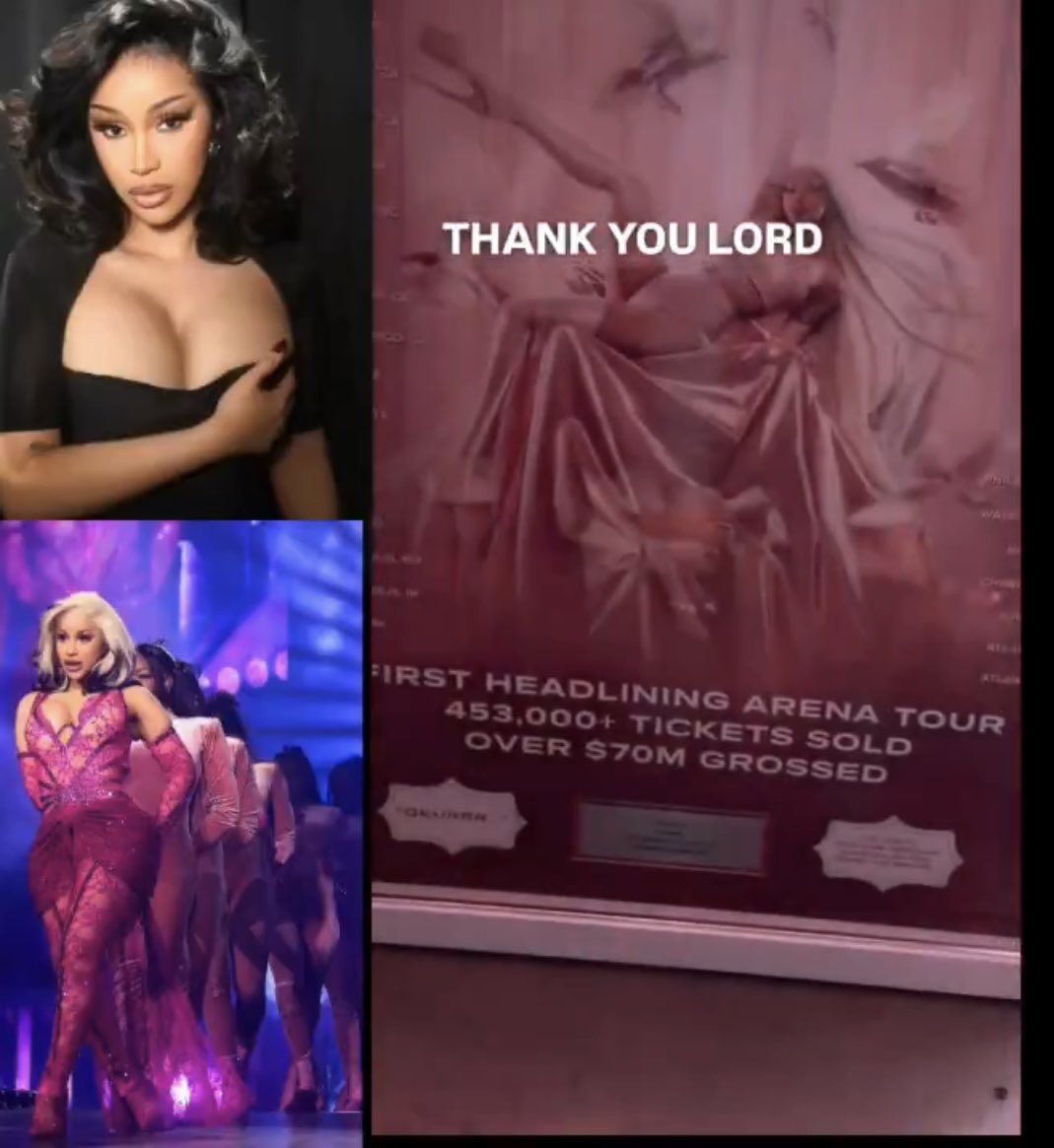 BlackMedia___'s tweet photo. #EXPOSED: Cardi B’s “Little Miss Drama Tour” grossed $69,544,408, failing to cross $70 million despite earlier claims suggesting otherwise.

— This is not surprising, considering her album’s first-week sales were rounded from 199.6k to 200k.👀 https://t.co/zvBE4ZuYRU