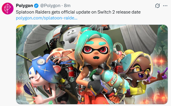 Splatoon Raiders will be released on July 23 for Switch 2.