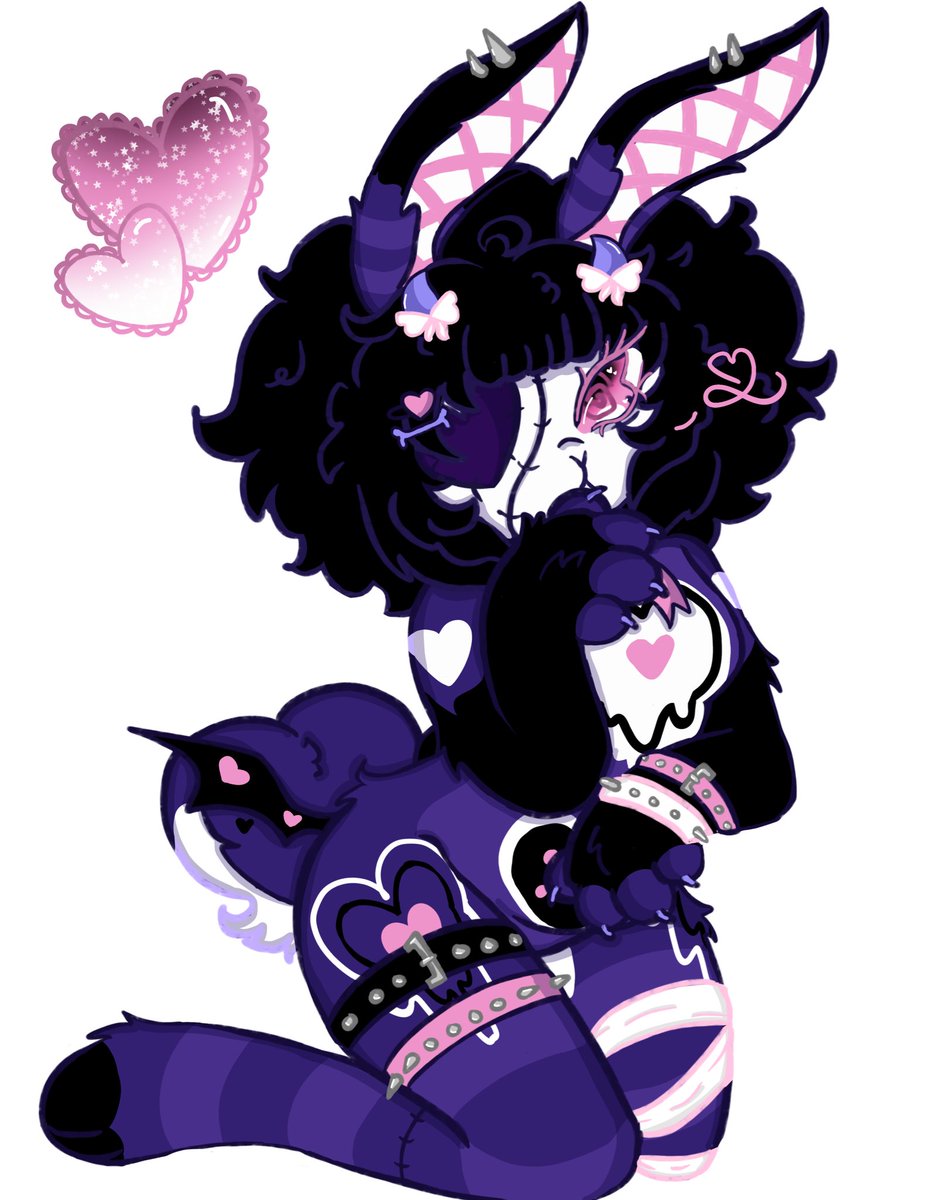 Buppy_Chow's tweet image. See I didn’t really put alot of effort into this drawing but anyways yummy Buttons :3 #furry #fursona #purple #bunny #silly #hi #furryart #art