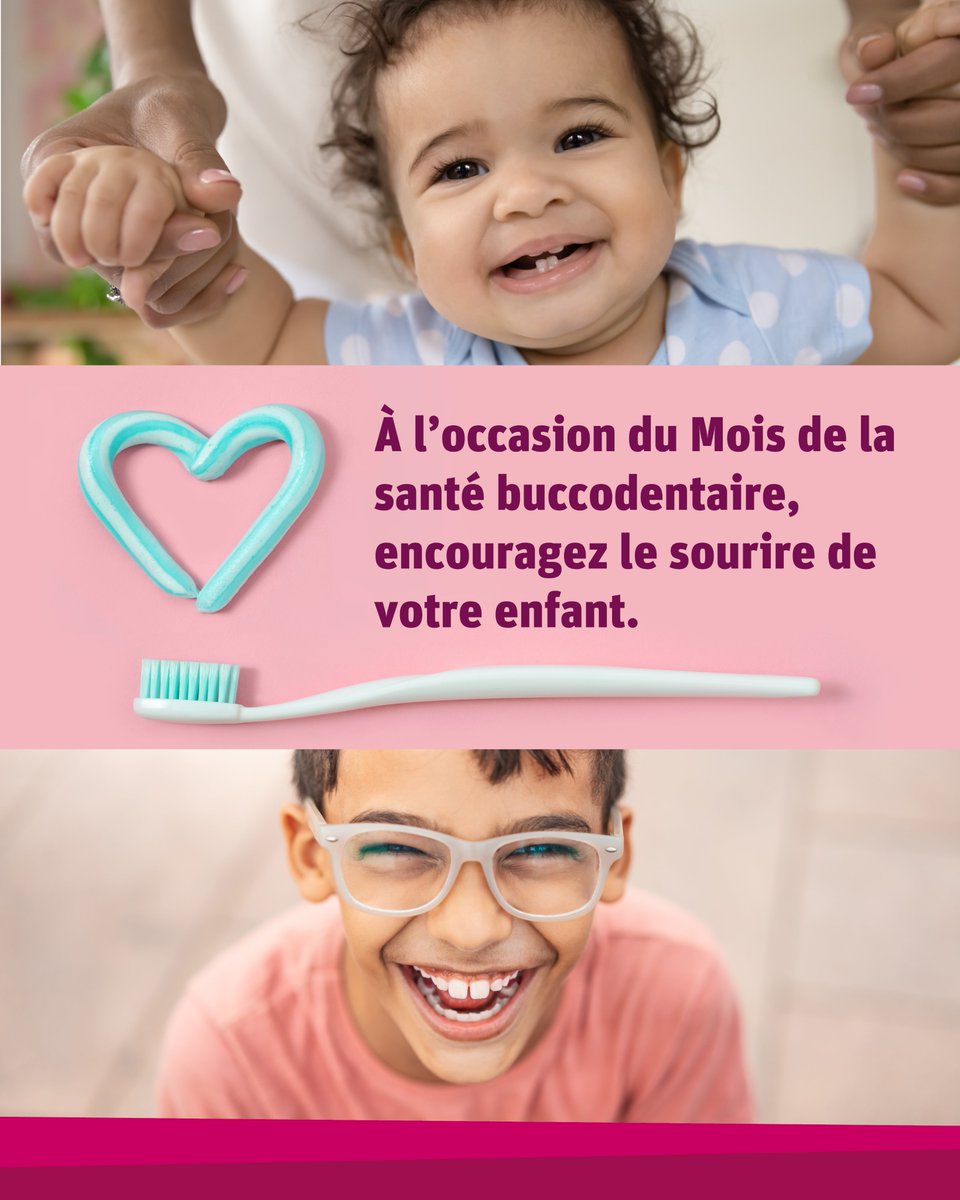 Un sourire en santé commence tôt!
Des dents et des gencives en santé sont importantes pour la santé globale de votre enfant. L’examen dentaire régulier aide à prévenir et à garder les dents fortes et en santé.
Pour en savoir plus : phsd.ca/fr/sujets-et-d…

#SantéBuccodentaire
