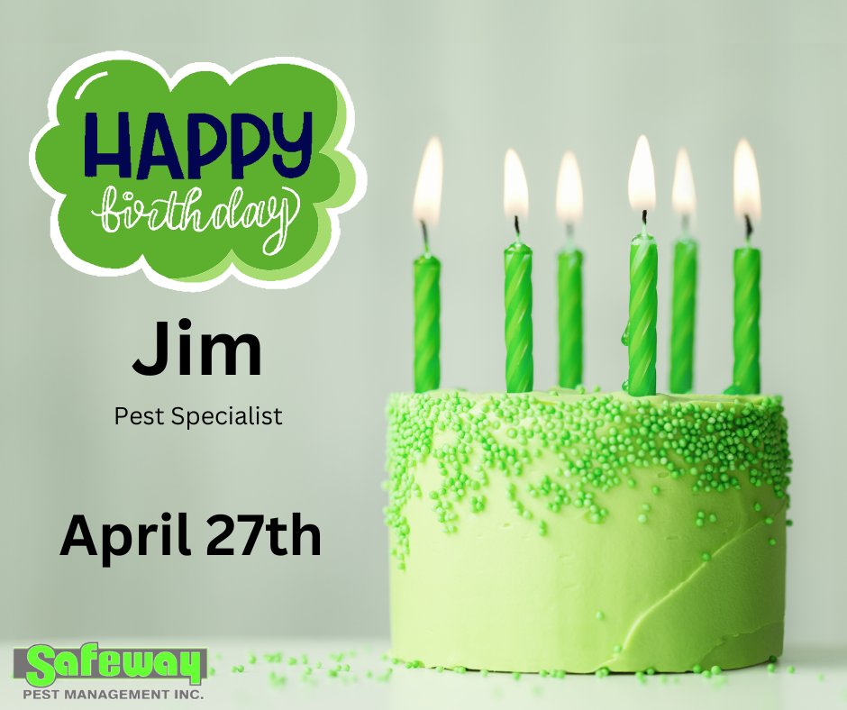 Happy Birthday, Jim! Thank you for your many years of dedication to the Safeway team. Wishing you a happy and well-deserved retirement!