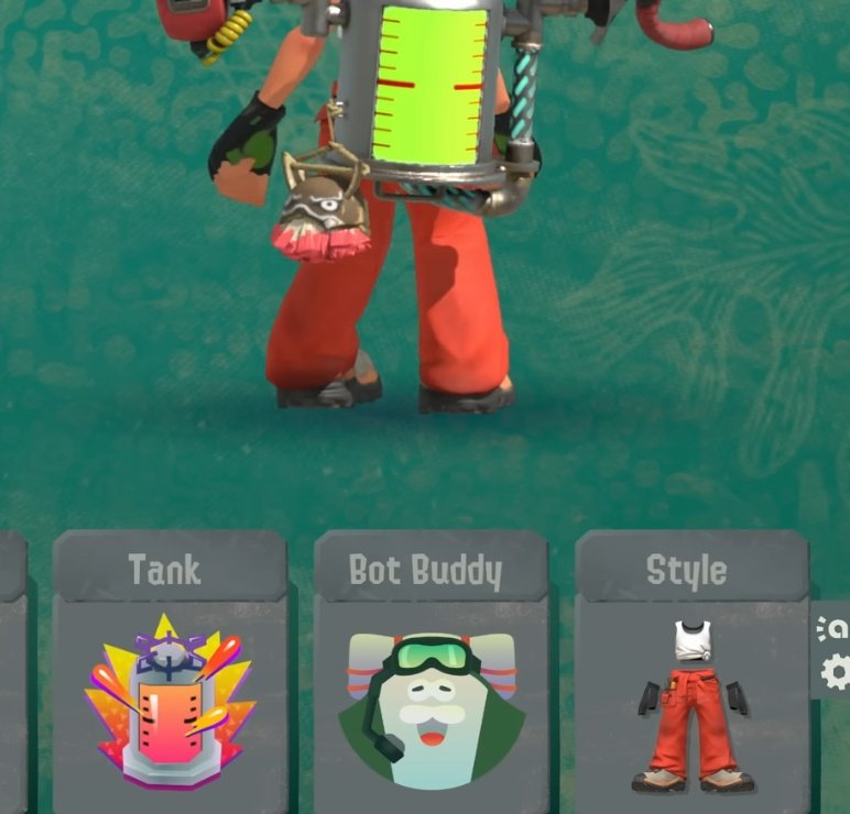 I just noticed the charm on the mechanic's ink tank corresponds to ...