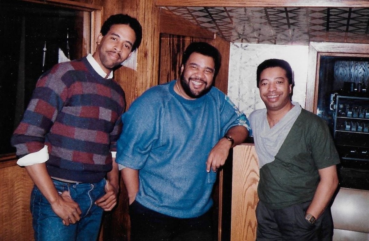 LuizSantosMusic's tweet image. Stanley Clarke and George Duke and Tony Williams in 1986. 
#jazz #art #jazzhistory #jazzlegends