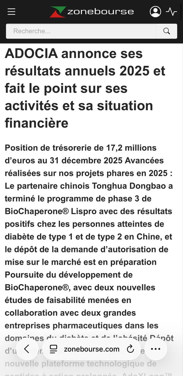Jerome31_FR's tweet image. Qui savait avant la belle annonce sur Adocia ? Une journée passionnante demain ! #biotech #bourse