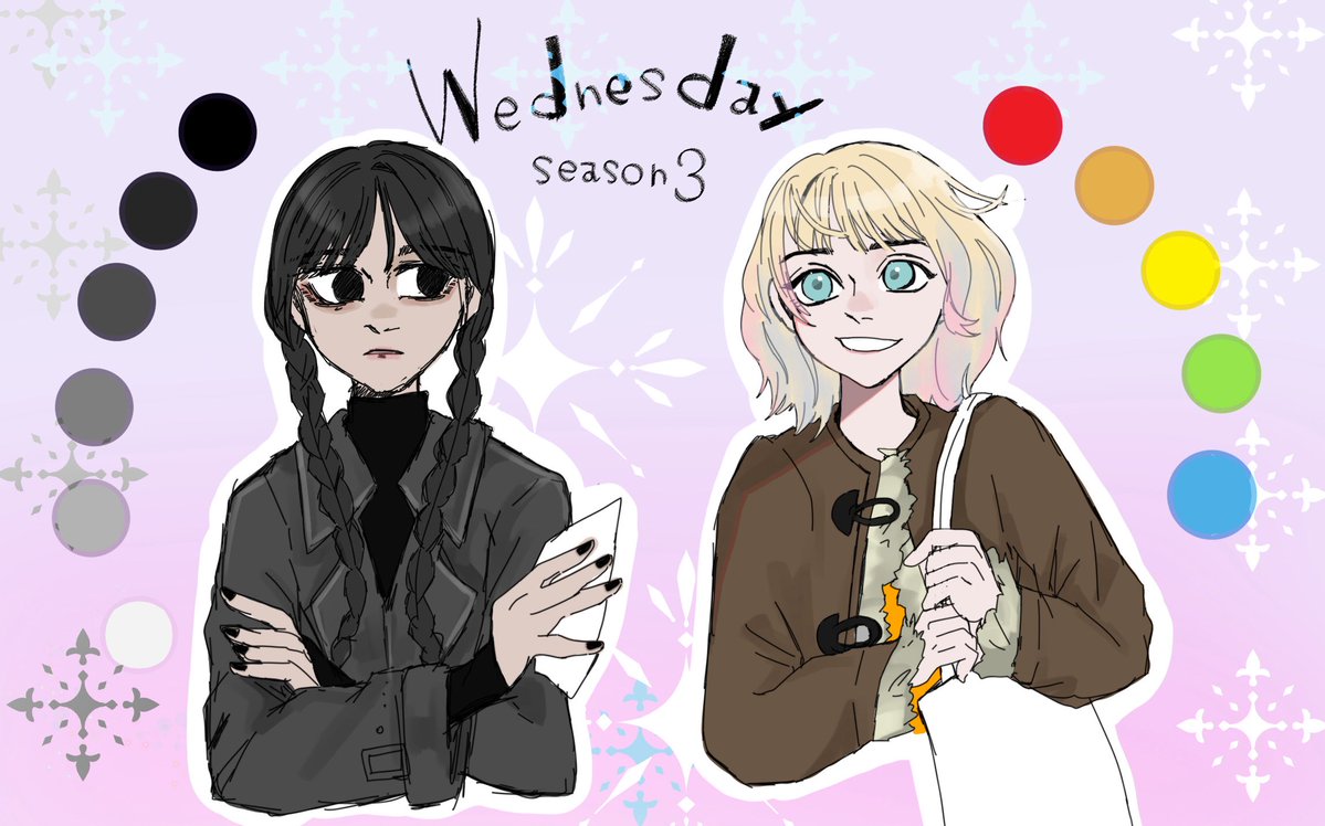 il_i0y's tweet image. #Wednesday season3