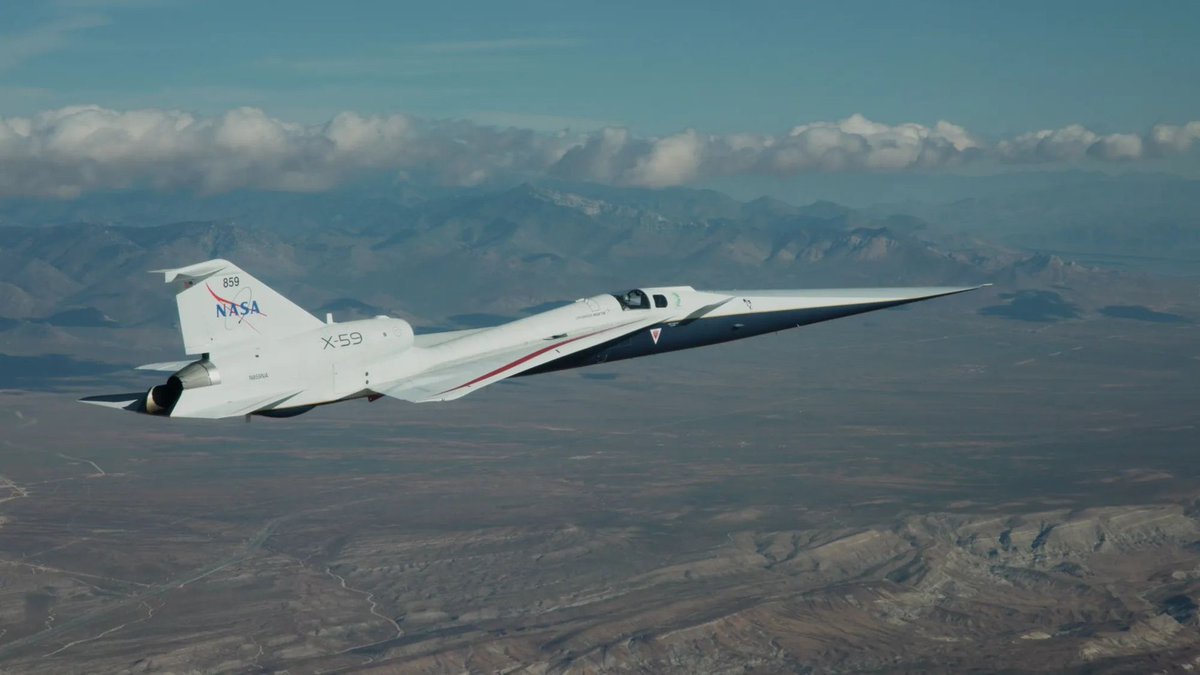 Dare2Bare's tweet photo. Wheels Up for X-59 ✈️ via @NASA 

https://t.co/VHGVuOtqv9 https://t.co/LtfsoZACDh