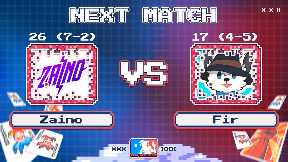 MLBalatro's tweet photo. FIR TAKES ON THE COMMISH IN A BATTLE TO MAKE IT TO THE SEMI-FINALS!

Zaino v Fir
2p PT/5p ET/11p CET

Booth:
Bean, Vagabond, Nandre https://t.co/0BP5eHZen1
