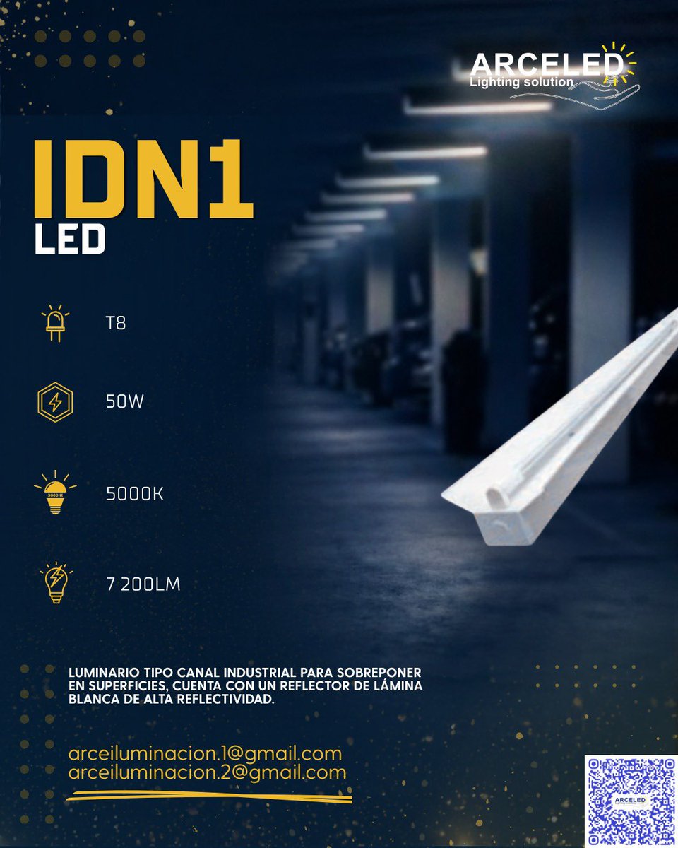 arceiluminled's tweet image. 💡 Modelo: IND1-LED
🔅 Potencia: 50W
👉 Aplicación: Almacenes e industrias.

Cotiza con nosotros: 
3327993806 / 3315837691

#iluminación #luminaria #led @seguidores @todos @destacar