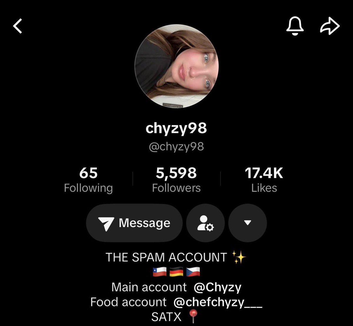 Cchyzy98's tweet image. Go follow my spam account on TikTok 💋

tiktok.com/@chyzy98

#like #follow #today #tiktok #viral #explore #texas #texan #atx #satx #spam
