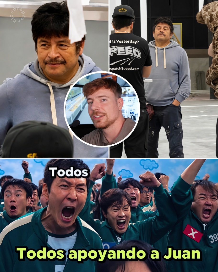 TODO EL INTERNET ESTÁ APOYANDO A JUAN!!! 👏

Recientemente el famoso youtuber MrBeast volvió a romper internet con uno de sus retos más extremos: encerrar a decenas de personas dentro de un supermercado y premiar con $250.000 a quien resistiera más tiempo sin salir

Entre todos