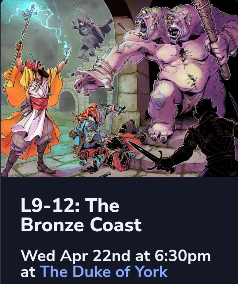 AngeloOhhBaby's tweet image. Excited for Tommorow's Table! The DM is Play-Testing/Running the One-Shot for the First Time! 

Chef Gino (My Character)  is honored to Play Test! 

#dungeonsanddragons #DnD #dnd5e #TorontoDnD #ttrpg