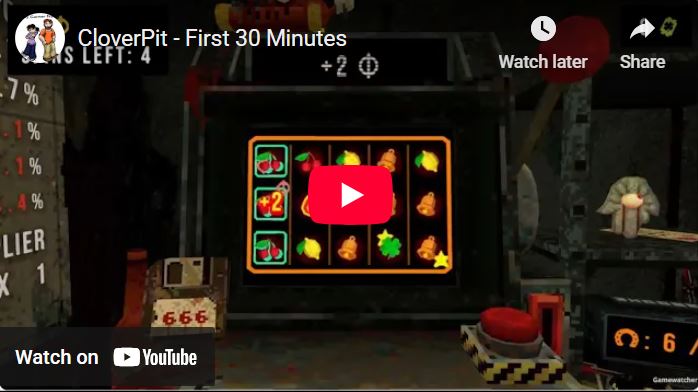 Gamewatcher's tweet image. #BusyGamer #Streaming - 1st 30 mins of @PanikArcade @FutureFriendsVG CloverPit bit.ly/4mImXGZ This is like Balatro with an addictive slot machine, only much darker with a spiked pit if you fail