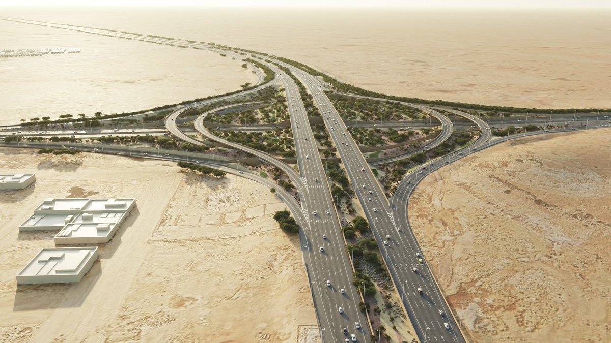 AJELNEWS24's tweet image. رسمياً ..

الهيئة الملكية لمدينة الرياض تعلن وصول نسبة الإنجاز في مشروع الطريق الدائري الجنوبي الثاني في العاصمة الرياض إلى 27% 

- يمتد بطول 56 كم من طريق جدة إلى امتداد طريق الدائري الشرقي .

- طاقة استيعابية تصل إلى 440 ألف مركبة يوميًا.

- يضم 10 تقاطعات رئيسة و32 جسرًا و20