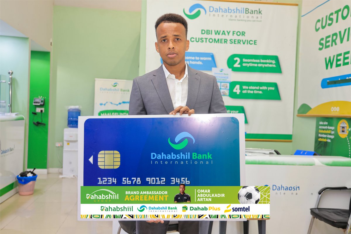 MowliidHaji's tweet image. #UPDATE: @Dahabshil  Group Signs Brand Ambassador Deal with FIFA Referee Omar Abdulkadir Artan

Dahabshiil Group has officially signed a partnership and Brand Ambassador agreement with internationally recognized referee Omar Abdulkadir Artan, marking a significant step in
