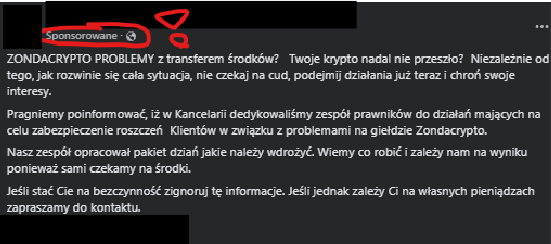 leniwcowate's tweet photo. Zaczynają się reklamy kancelarii prawnych oferujących "pomoc" poszkodowanym przez Zondę. Widziałem pierwszą dzisiaj na Facebooku. Będzie ich więcej. Na X, na FB, na LinkedIn, w Google. Zanim podpiszesz cokolwiek z taką kancelarią, zatrzymaj się na trzy minuty i przeczytaj to.

Kancelarie nie pracują pro bono. Nigdy. Umowa o obsługę prawną w sprawie upadłościowej to zwykle opłata wstępna liczona w tysiącach złotych, do tego success fee od ewentualnie odzyskanej kwoty, plus zaliczki na koszty sądowe i biegłych. Płacisz z góry. Odzyskujesz, jeśli w ogóle, na końcu postępowania, które potrafi trwać latami.

Teraz kluczowa rzecz, którą wielu reklamodawców pomija drobnym drukiem. Zonda to operacyjnie spółka estońska. BB Trade Estonia OÜ, siedziba w Tallinie. To nie jest detal. To oznacza, że ewentualne postępowanie upadłościowe albo restrukturyzacyjne będzie prowadzone przez estoński sąd, według estońskiej procedury, a dokumenty powstają po estońsku albo angielsku. Polska kancelaria w takiej sprawie pełni rolę pośrednika. Sama nie występuje przed estońskim sądem. Musi podnajmować lokalnych prawników albo się dokształcać. Jedno i drugie wydłuża sprawę i zwiększa koszty, które ostatecznie spadają na klienta.

Teraz twarde dane. W polskich upadłościach firm finansowych i giełd stopa odzyskania środków przez wierzycieli niezabezpieczonych historycznie wynosiła kilka do kilkunastu procent kwoty wierzytelności. Czasami zero. W sprawie transgranicznej, gdzie masa upadłościowa jest w innym kraju, prognozy są zwykle gorsze, nie lepsze. W praktyce: jeśli straciłeś dwadzieścia tysięcy, realnie możesz odzyskać dwa tysiące po kilku latach. Albo nic. Ale kancelarii zapłacisz kilka tysięcy na wejściu niezależnie od wyniku.

Matematyka jest brutalna. Zanim zapłacisz kancelarii, policz sobie scenariusz. Ile kosztuje ich obsługa, jaka jest realna szansa na odzyskanie, jaka będzie kwota po odjęciu success fee i kosztów lokalnego prawnika w Estonii. W wielu przypadkach koszty kancelarii zjedzą więcej, niż kiedykolwiek odzyskasz.

Co robić zamiast tego? Zgłoszenie wierzytelności w estońskim postępowaniu upadłościowym, jeśli takie zostanie otwarte, można zrobić samodzielnie przez wyznaczonego syndyka. Śledź oficjalne komunikaty estońskiego nadzoru finansowego i sądu, nie plotki w social media. Dla większych kwot konsultacja z prawnikiem ma sens, ale konsultacja godzinowa, nie umowa o obsługę na stałe. I zawsze porównaj oferty co najmniej dwóch albo trzech kancelarii, pytając wprost o wszystkie koszty stałe, nie tylko o success fee. Zapytaj też wprost, czy kancelaria ma własne zasoby do prowadzenia spraw w Estonii, czy będzie podnajmowała.

Jeśli straciłeś pieniądze, jesteś w stresie. To jest dokładnie ten stan, w którym podpisuje się złe umowy. Weź tydzień. Porównaj. Policz. Dopiero potem decyduj. 🦥