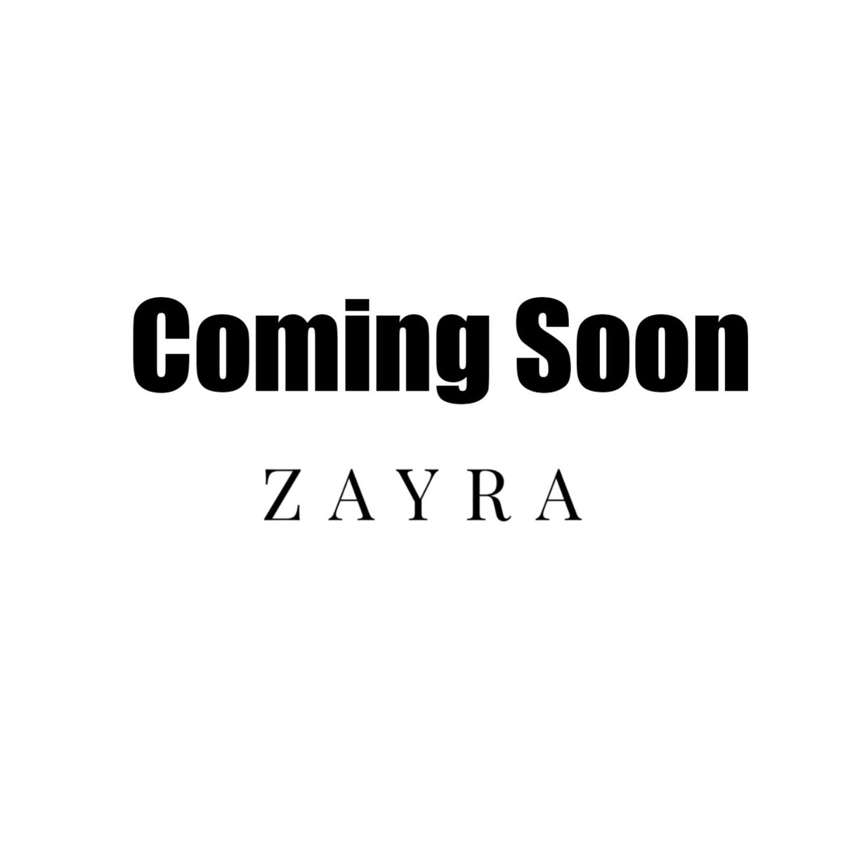 ZayraTeam's tweet photo. #ComingSoon #Zayra #staytuned #zayrateam https://t.co/kJbz2y4CIP