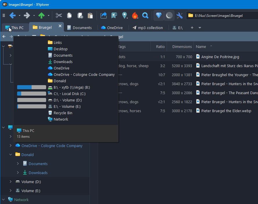 XYplorer's tweet photo. #XYplorer, a file manager for Windows and File Explorer alternative: The upcoming version of XYplorer lets you quickly check your storage space simply by hovering your mouse over "This PC."
https://t.co/pGpny48o4D https://t.co/Gyojqlntxx
