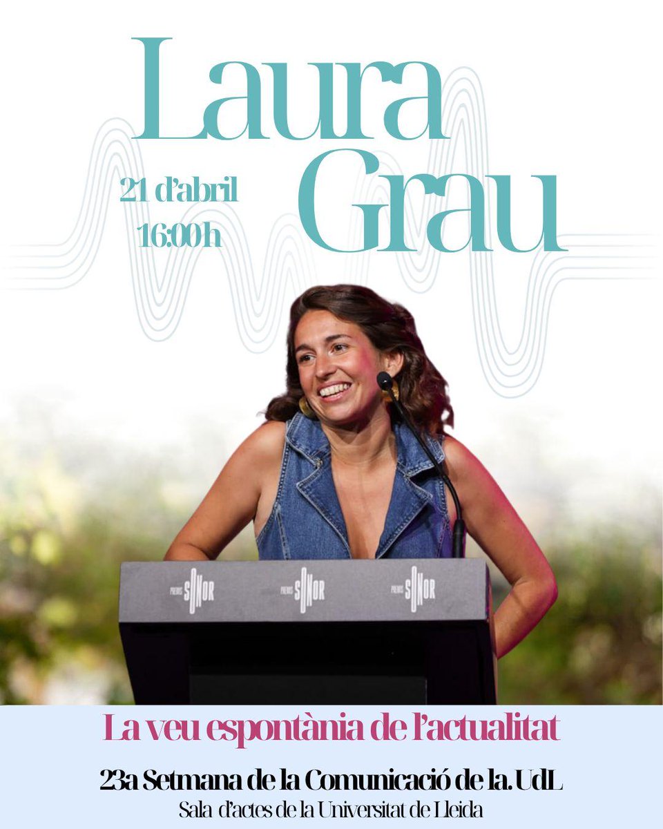 SetComUdL25's tweet photo. 📢 "Morirà molt abans la TV que la ràdio" 📻

"Ara tots els programes, sigui quin sigui el mitjà, tenen un CM gestionant xarxes" 📱

"Mirar la TV en directe fot molt pal" 📺

LAURA GRAU a la UdL 🟣

#SetcomUdL #UdL #Lleida https://t.co/i1GJtAXUCG