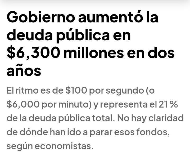 El robo de Bukele es de $100 por segundo, unos $6000 por minuto. Gracias Prezi 🤬